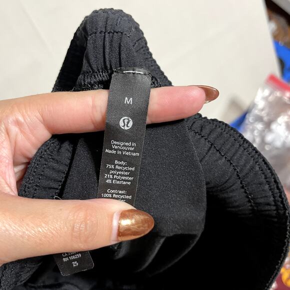 Lululemon Men's Black Performance Athletic Joggers Swift Elastic Cuff - Size M - Picture 6 of 11
